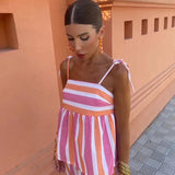 Sommerfeld | Gestreiftes Sommer-Set mit weiter Hose
