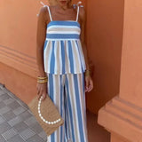 Sommerfeld | Gestreiftes Sommer-Set mit weiter Hose