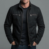 Sommerfeld | Vintage Baumwolljacke mit Reißverschluss