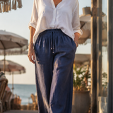 Sommerfeld | Weite Leinenhose für Damen (1 Kaufen, 1 GRATIS dazu)