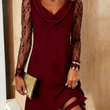 Peby™ - Elegantes A-Linien-Kleid mit Spitze