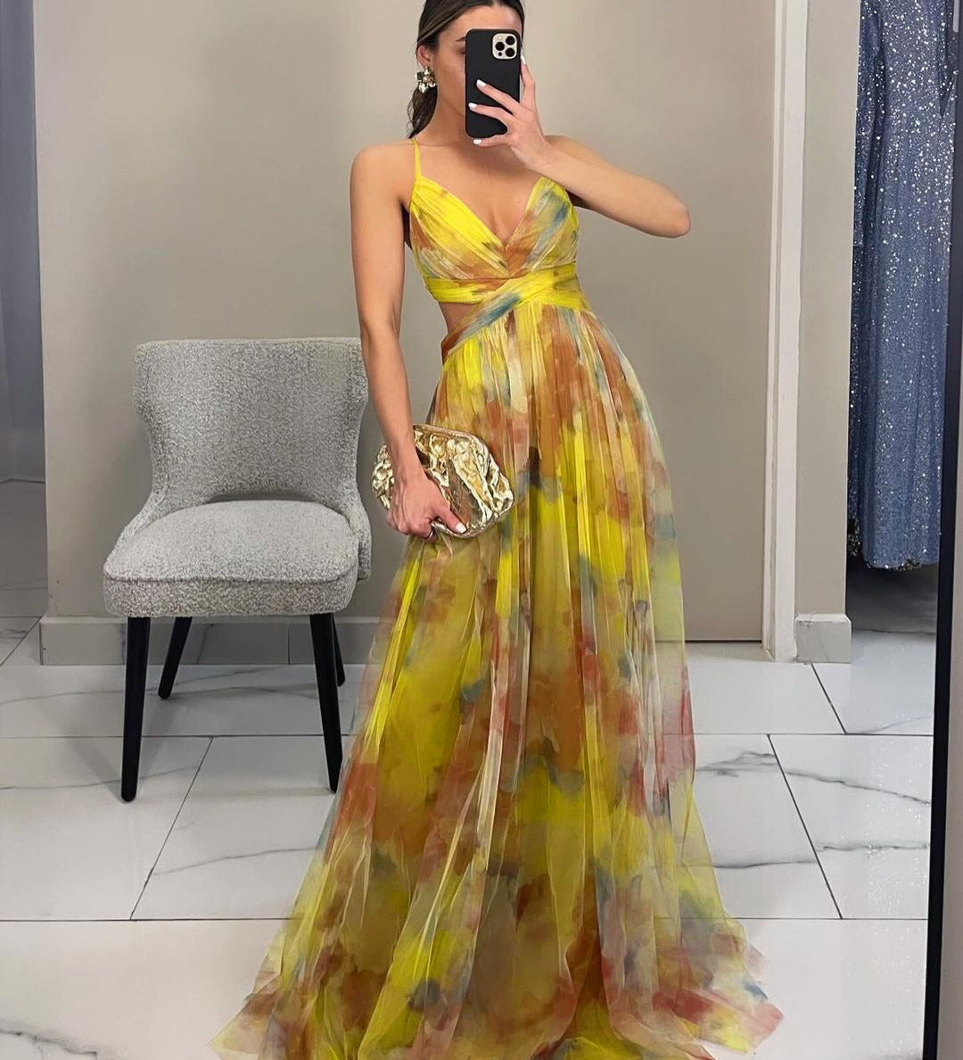Sommerfeld | Chiffon Maxi Kleid