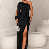 Sommerfeld | Glamouröses One-Shoulder Maxi Kleid