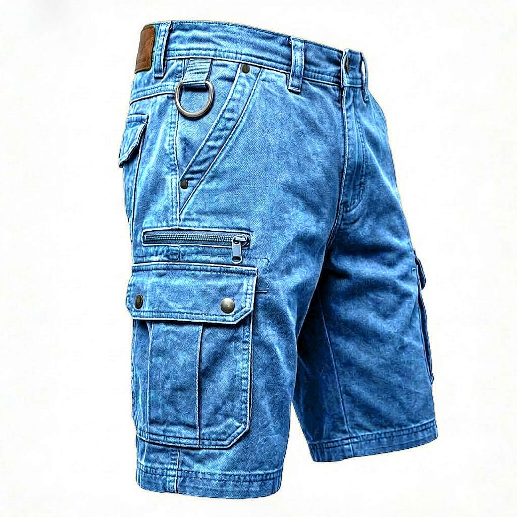 Sommerfeld | Funktionale Denim Cargo-Shorts (1 Kaufen, 1 GRATIS dazu)