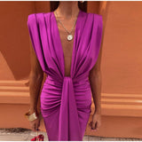 Sommerfeld | Elegantes Abendkleid mit tiefem V-Ausschnitt