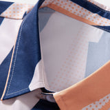Geometrie Print Hemd mit Knöpfen & Badeshorts