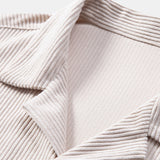 Kurzärmeliges Corduroy Kubanisches Hemd & Shorts
