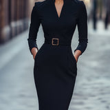 Vistara™ - Moderne Kleid mit Gürtel
