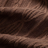 Geometrisches Jacquard-Kubanisches Hemd mit Ösen & strukturierte Shorts mit Futter