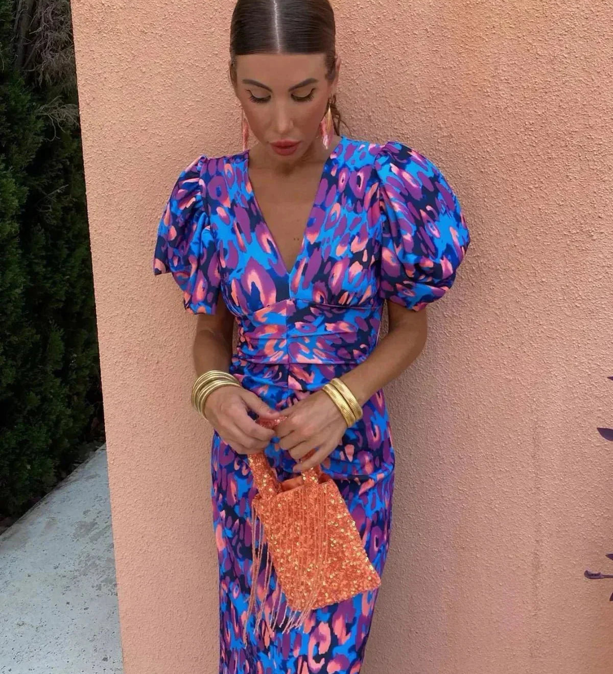 Sommerfeld | Abendkleid mit Taillendrapierung und hohem Schlitz