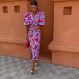 Sommerfeld | Abendkleid mit Taillendrapierung und hohem Schlitz
