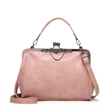 Vintage Kuss-Schloss Handtasche