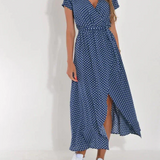 Jorlyn™ - Elegantes Kleid mit V-Ausschnitt und figurbetonter Passform