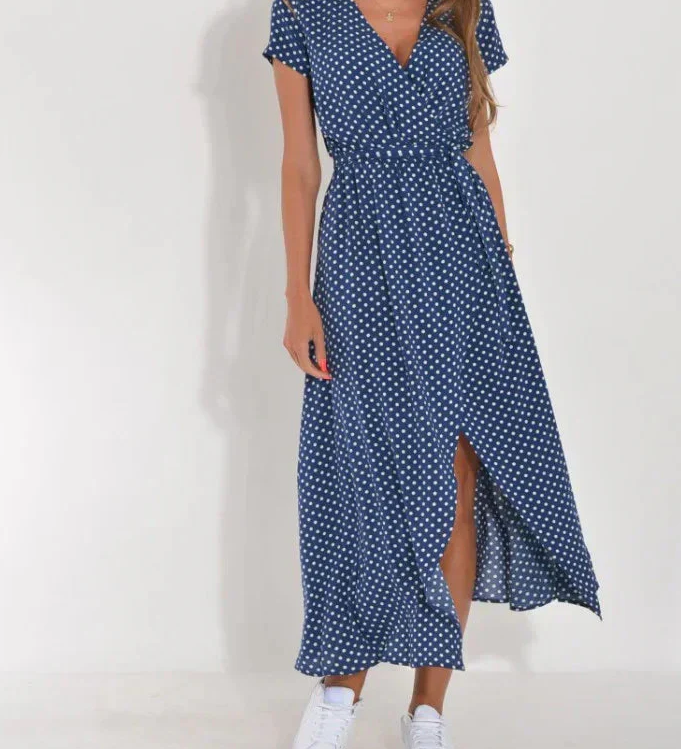 Jorlyn™ - Elegantes Kleid mit V-Ausschnitt und figurbetonter Passform