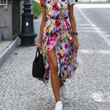 Jorlyn™ - Elegantes Kleid mit V-Ausschnitt und figurbetonter Passform