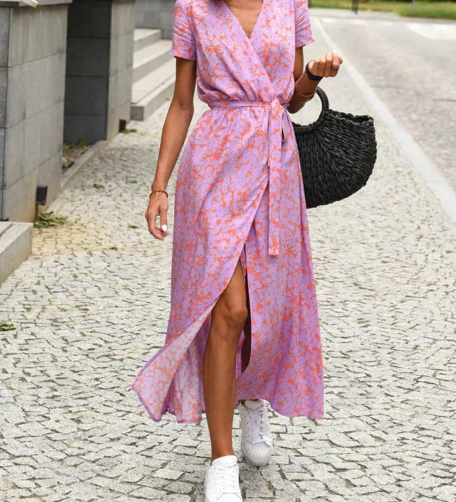 Jorlyn™ - Elegantes Kleid mit V-Ausschnitt und figurbetonter Passform