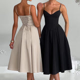 MAILEEN | Elegantes Midi Kleid im Corset Stil