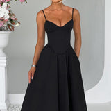 Sommerfeld | Elegantes Midi Kleid im Corset Stil