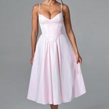 Sommerfeld | Elegantes Midi Kleid im Corset Stil