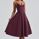 Sommerfeld | Elegantes Midi Kleid im Corset Stil