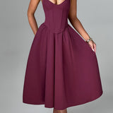 Sommerfeld | Elegantes Midi Kleid im Corset Stil