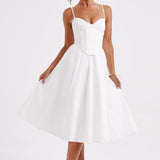 Sommerfeld | Elegantes Midi Kleid im Corset Stil