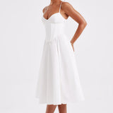 Sommerfeld | Elegantes Midi Kleid im Corset Stil