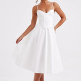 MAILEEN | Elegantes Midi Kleid im Corset Stil