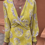 Sommerfeld | Florales Maxikleid mit Wickelausschnitt