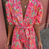 Sommerfeld | Eleganter Jumpsuit mit abstraktem Print