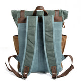 Wachsbeschichteter Canvas Rolltop-Rucksack | MARSEILLE