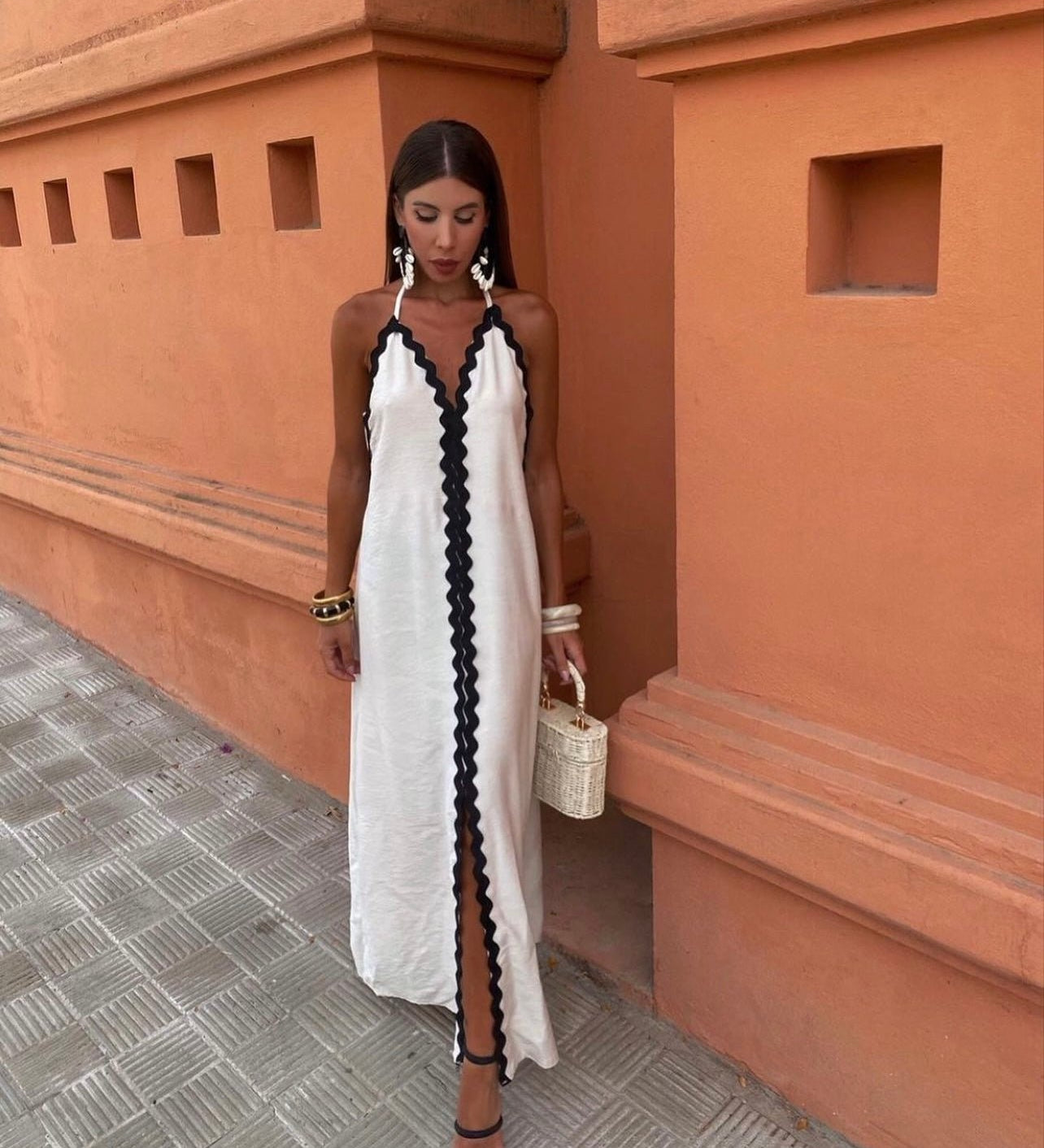 Sommerfeld | Elegantes Maxikleid mit offenem Rücken
