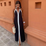 Sommerfeld | Elegantes Maxikleid mit offenem Rücken
