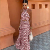 Sommerfeld | Maxikleid mit amerikanischem Ausschnitt