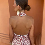 Sommerfeld | Maxikleid mit amerikanischem Ausschnitt