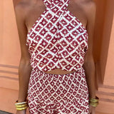 Sommerfeld | Maxikleid mit amerikanischem Ausschnitt
