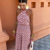 Sommerfeld | Maxikleid mit amerikanischem Ausschnitt