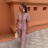 Sommerfeld | Elegantes Sommer-Set mit V-Ausschnitt