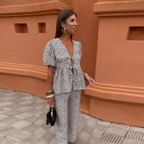 Sommerfeld | Elegantes Sommer-Set mit V-Ausschnitt