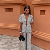Sommerfeld | Elegantes Sommer-Set mit V-Ausschnitt