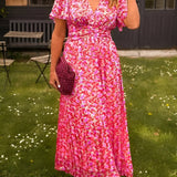 Erika™ - Stilvolles & Bequemes Blumenkleid