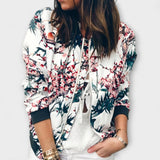 Sommerfeld™ | Kaelin – Stylische Bomberjacke mit Blumenmuster