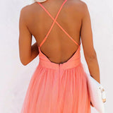 Sommerfeld | Maxikleid in Hellkoralle