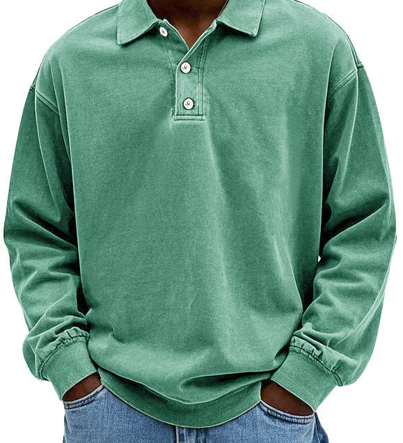 Sommerfeld | Lässiges langärmeliges Herren-Polo
