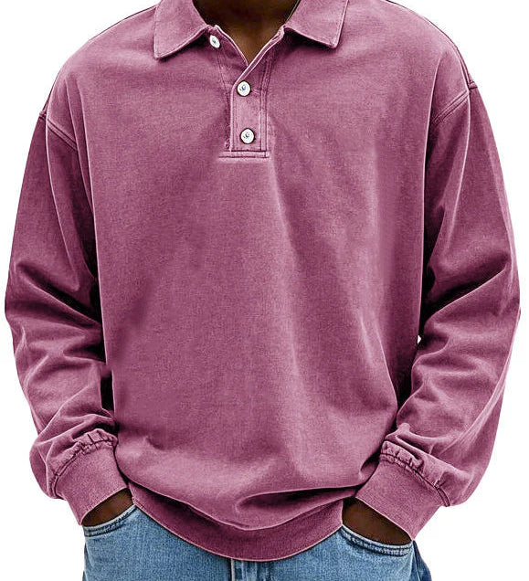 Sommerfeld | Lässiges langärmeliges Herren-Polo