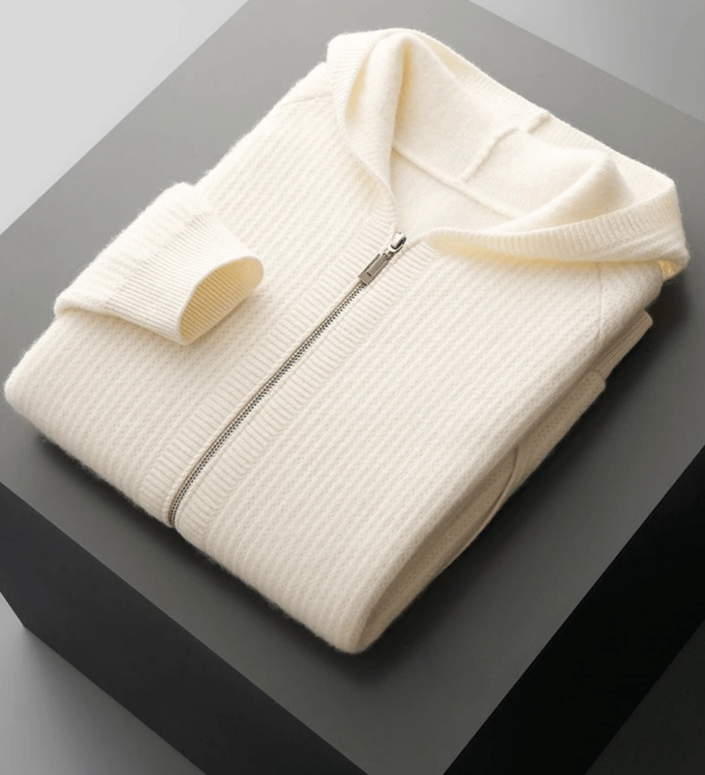 Sommerfeld | Merino Zip-Hoodie aus extra feiner Merinowolle