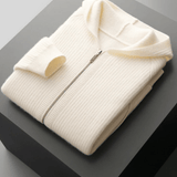 Sommerfeld | Merino Zip-Hoodie aus extra feiner Merinowolle