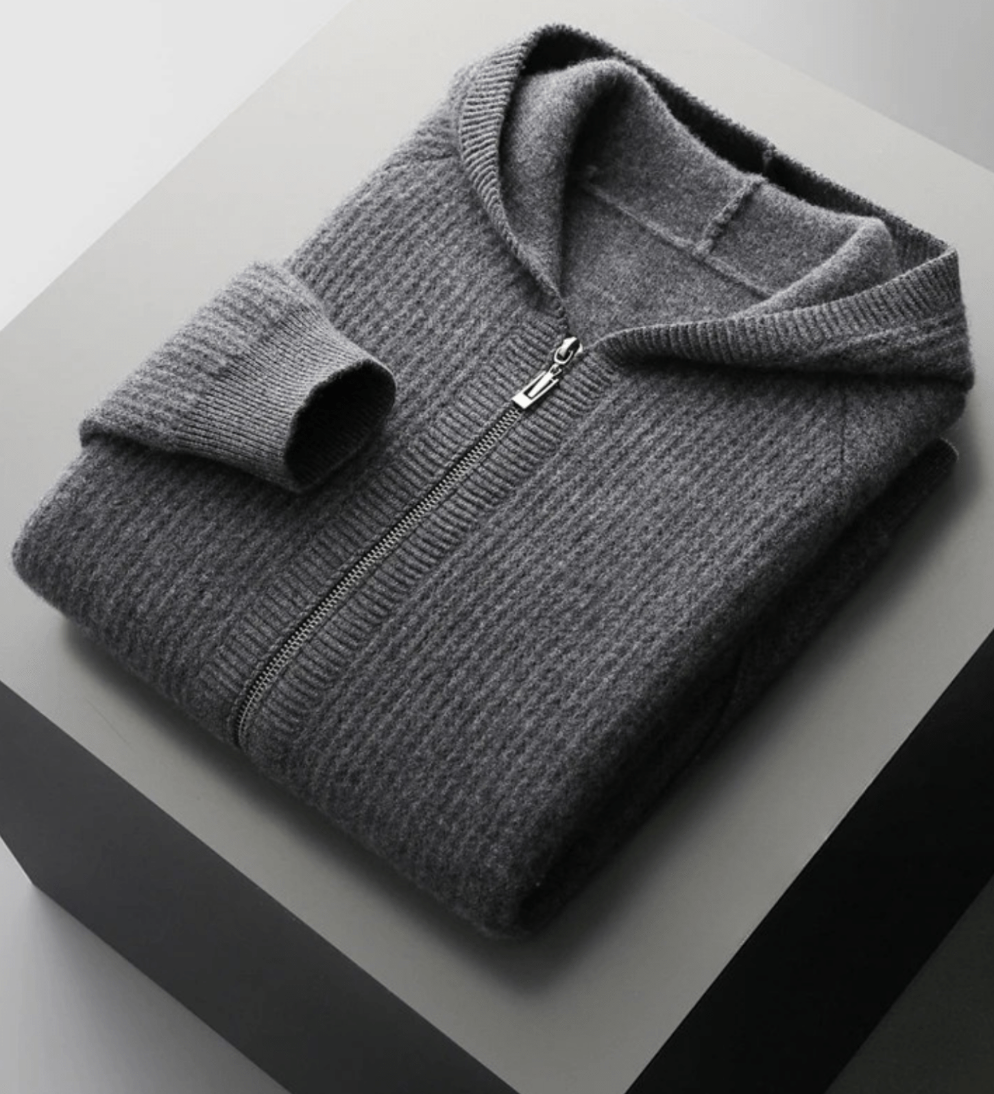 Sommerfeld | Merino Zip-Hoodie aus extra feiner Merinowolle