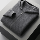 Sommerfeld | Merino Zip-Hoodie aus extra feiner Merinowolle