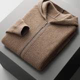 Sommerfeld | Merino Zip-Hoodie aus extra feiner Merinowolle